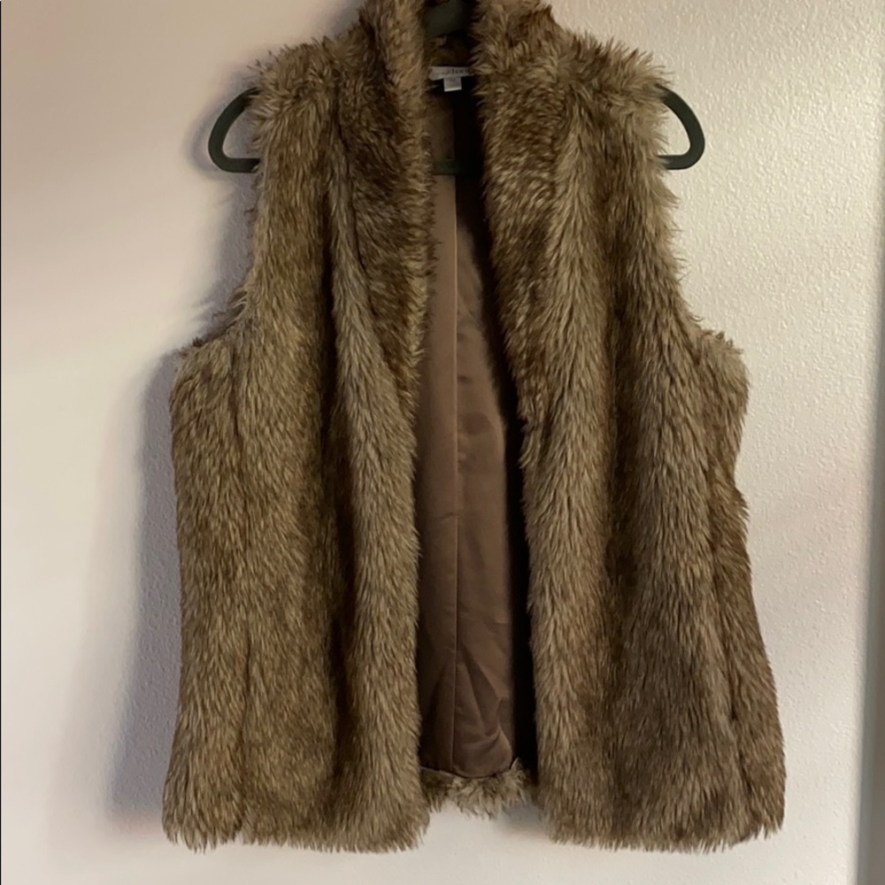 Charming Charlie Faux Fur Vest